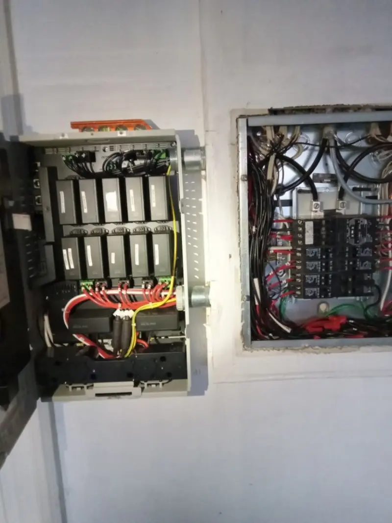 Electrical panel upgrade completed for Carbon Monoxide Detector Installation in Raymond